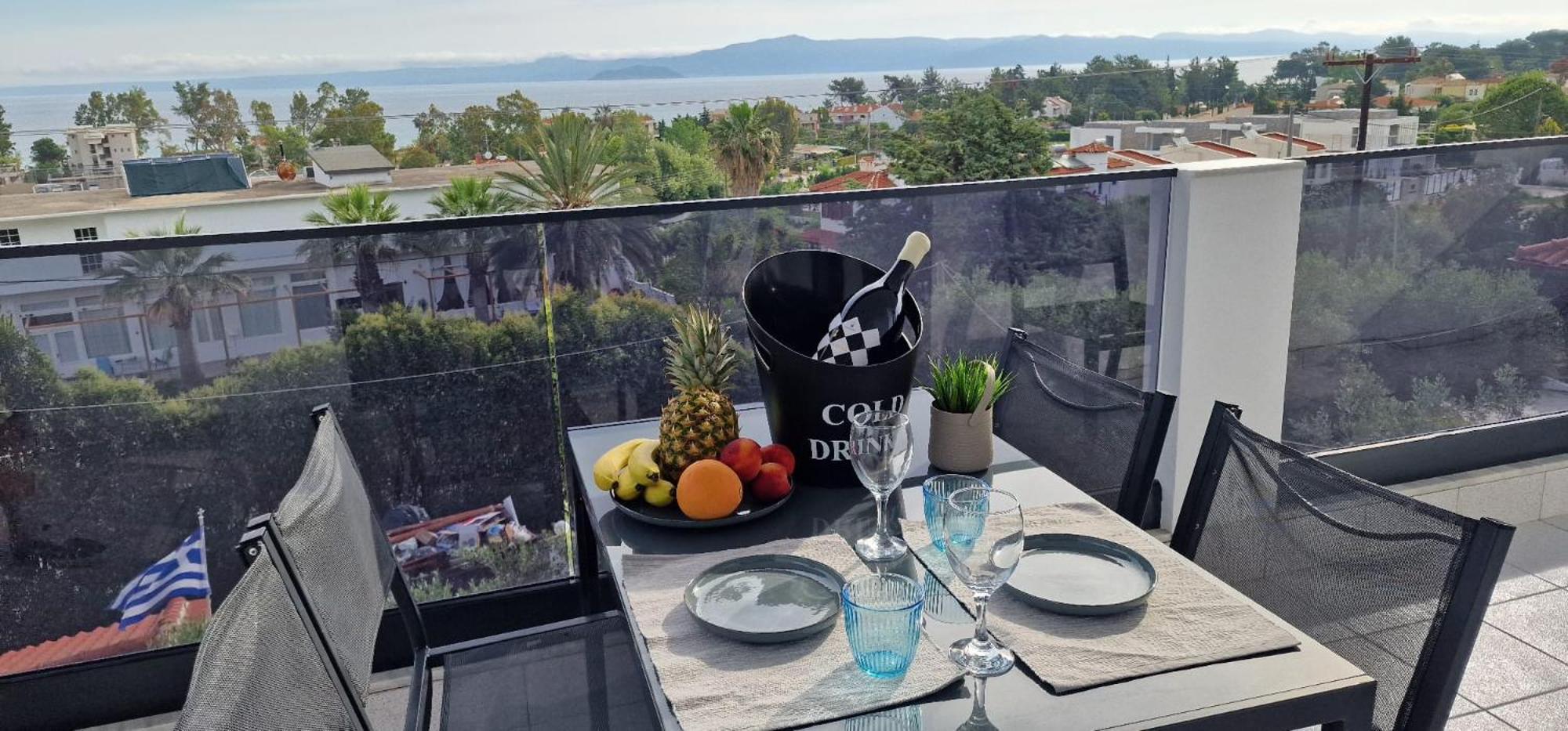Eden Sea View Harmony Lägenhet Pefkochori Exteriör bild