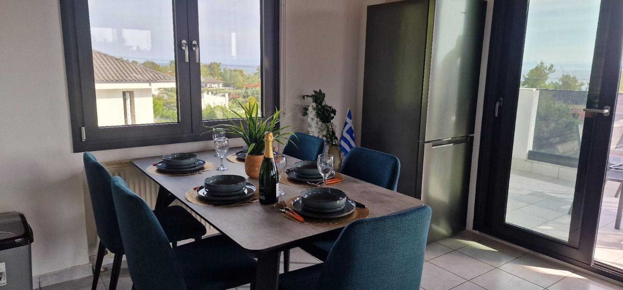 Eden Sea View Harmony Lägenhet Pefkochori Exteriör bild