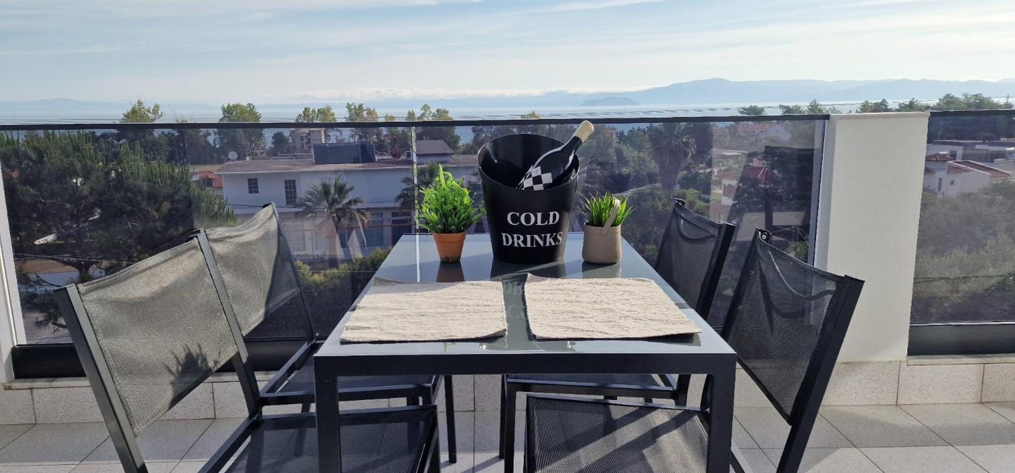 Eden Sea View Harmony Lägenhet Pefkochori Exteriör bild