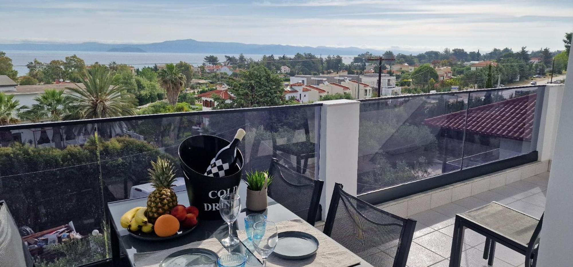 Eden Sea View Harmony Lägenhet Pefkochori Exteriör bild